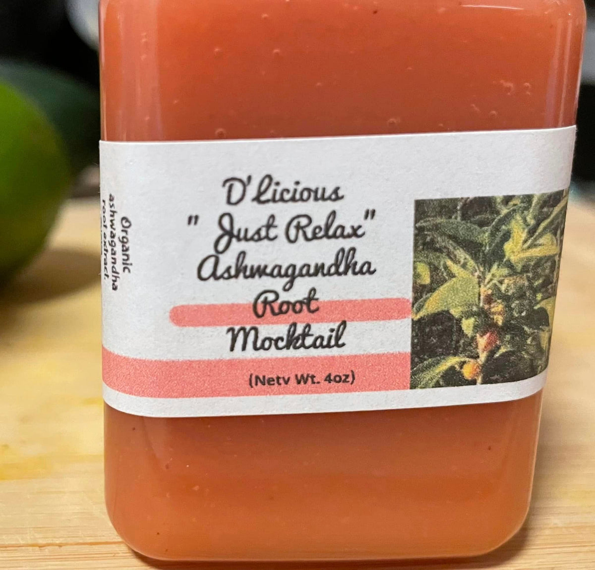 D'Licious "Just Relax" Organic Ashwagandha Root Mocktail